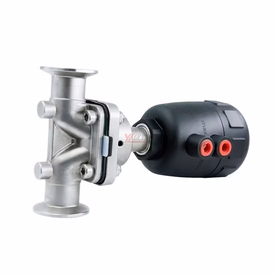 Sanitary Pneumatic Diaphragm Valve Made in China, Tri-Clamp Sanitary Diaphram