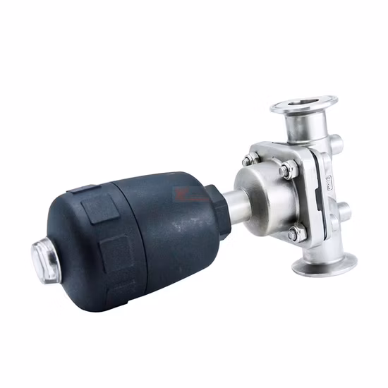 Sanitary Pneumatic Diaphragm Valve Made in China, Tri-Clamp Sanitary Diaphram