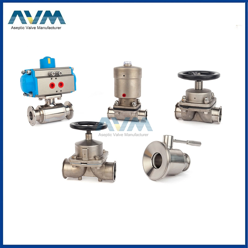 SS304 SS316L Hygienic Sanitary Stainless Steel Food Grade Welding Threaded Ball Valve